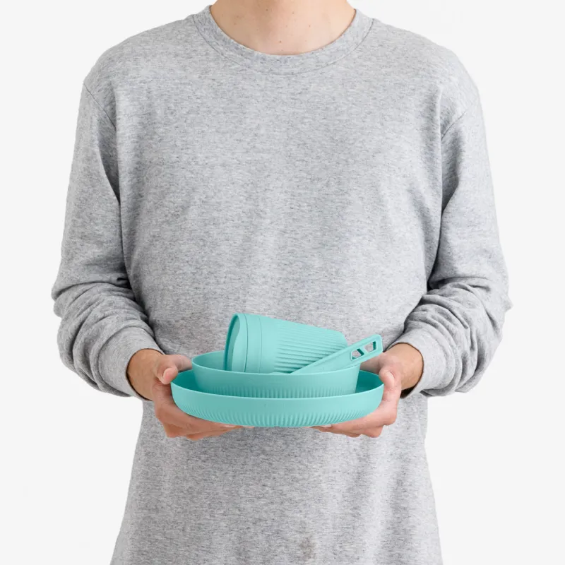 Sea To Summit Passage Dinnerware Set - 1P - 7 Piece - Aqua Sea-3